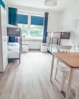 Sechsbettzimmer "Blau" in zentraler Lage