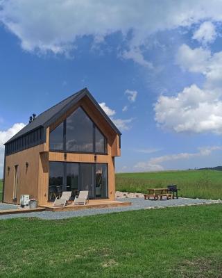 Zielone Wzgórze komfortowy klimatyzowany domek z balią z aeromasażem