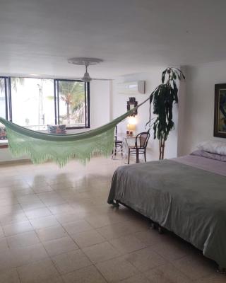Habitación de lujo en hermosa casa frente al mar