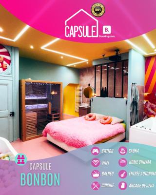 Capsule Bonbon - Balneo - Sauna - Billard - Nintendo Switch
