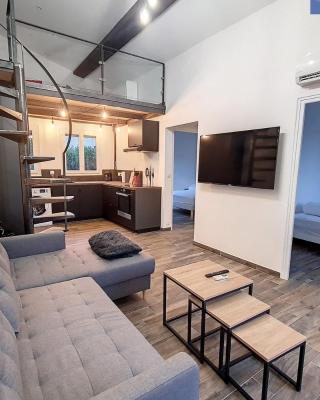 Haut de villa vue mer 3 pièces climatisé & wifi 4 à 6 personnes