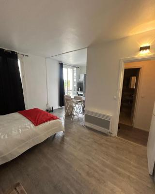 Studio très lumineux et équipée en pleine avenue !