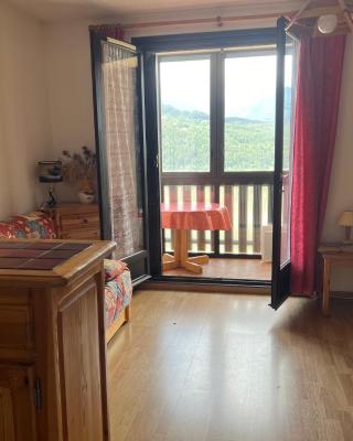 Terrasse Adroit T2 Barcelonnette - Wi-fi gratuit - 7 couchages