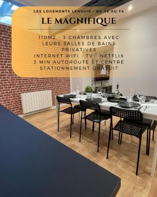 Les 3 Suites - 6 personnes - 3 chambres avec SDB privatives