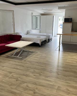 studio open space complet avec piscine