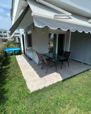 Sunshine Ofrynio Apartment with private pool 260cm x 160cm during summer