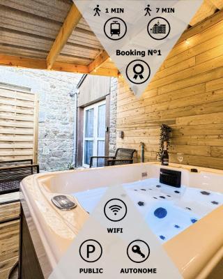 Suite romantique JACUZZI privatif chauffé à 37 GARE