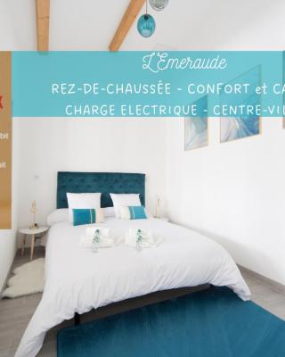 L'Emeraude Rez-de-chaussée - Parking privé -Zapart'Hôtels