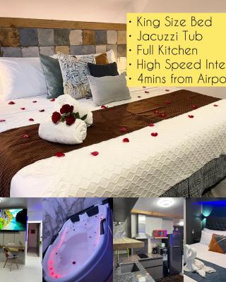CLOCKWORKORANGE Luxury Suites 4-Minutes Away To Airport