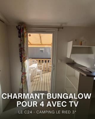 Le C24 - Charmant bungalow tout équipé pour 4 avec TV