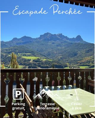 Escapade Perchée - Vue - Balcon - Parking