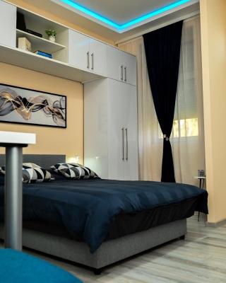 Blue apartment