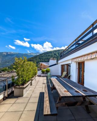 Penthouse à Nendaz avec Terrasse et Vue Panoramique Exceptionnelle