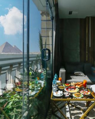Pyramids moon Tower