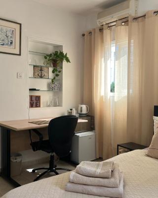 A cozy room economy class in the central thriving area next to Shiba & Bar Ilan