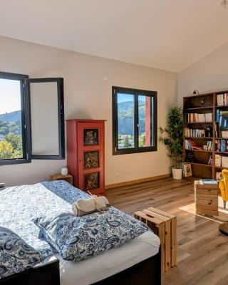 Chambre spacieuse avec superbe vue et sdb privée