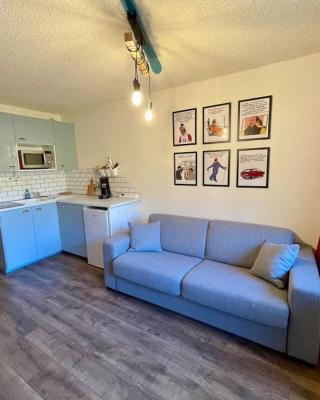 Studio moderne avec balcon et parking couvert - Famille de 4 ou Couple