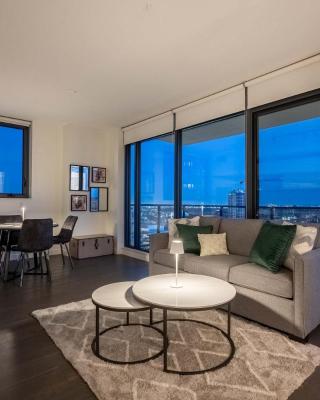 Poolside Bliss w Rocky MTN & Tower Views - FREE Banff Pass, Outdoor Pool, Parking, Gym, & Wine!