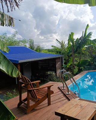 Le Paradis des Colibris Gîte créole avec piscine table dhôtes et nature à Anse Bertrand