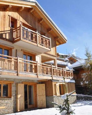 Appartement dans chalet 5 pièces, 14 pers, 4 ch, WiFi, jardin privé