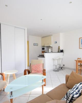 Appt 2 pièces confort 3 pers au pied de la plage vacances sans voiture