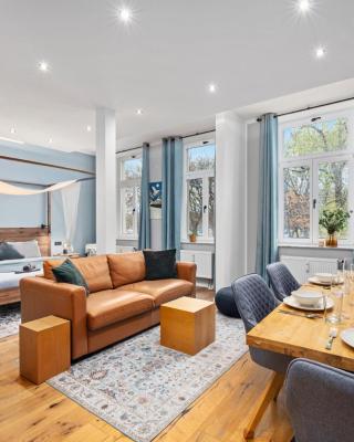 EDLER WOHNRAUM Luxuriöses Stadtstudio mit Balkon, Kaffeevollautomat & Klima