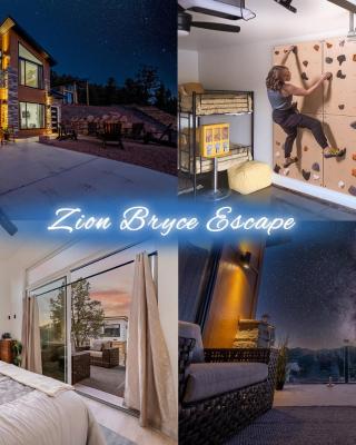 Mountainside Retreat Climbing Wall Zion Bryce 3BR Stargazing Firepit EV