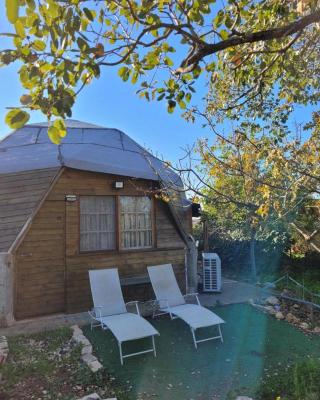 בקתת עץ בחורש במנות - דום גיאודזי - Wooden cabin in Manot