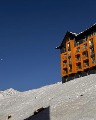 Luxury apartment with bedroom, new gudauri