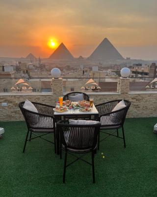 Alba pyramids view