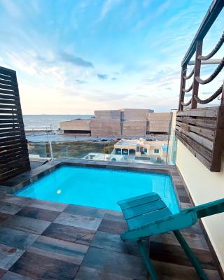 Vista al mar, Mini alberca y roof garden PRIVADO!