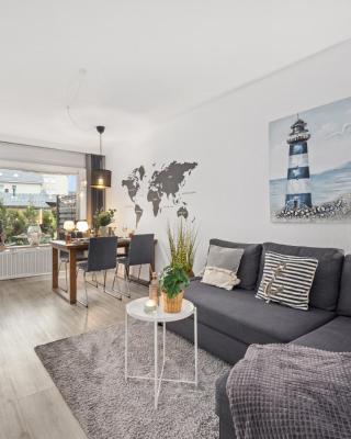 GreyPearl - Ruhig gelegen mit Terrasse - Strandnähe - Parkplatz - WLAN