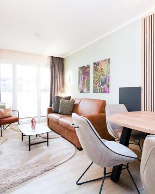 Das Solaris 11 Beach Apartment mit Gemeinschaftssauna und Grillplatz