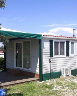 Mobile Homes in Camp Kovacine, Cres, with long pebble beach