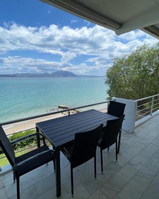 Stunning Beachfront Apartment Strátos