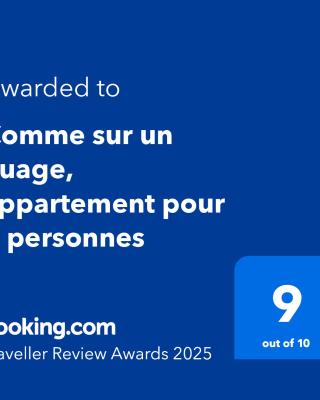 Comme sur un nuage, appartement pour 4 personnes