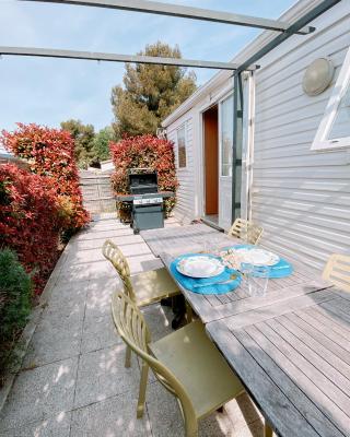 Mobile-home au bord de la plage