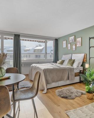 Studio mit Bergblick Titlis, Luzern, Pilatus, See