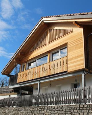 Chalet moderne avec panorama unique en Gruyère