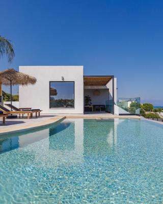 Bohemian Villas - Private Infinity Pools & Panoramic Sea View - just 500m from Beach