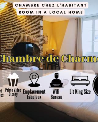 Chambre Privée Confort Charme Hypercentre Chez l'Habitant
