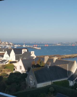 Studio vue mer roscoff et île de batz