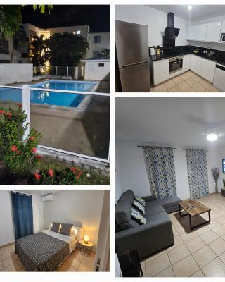 NEW Appart 2 chambres avec piscine proche aeroport