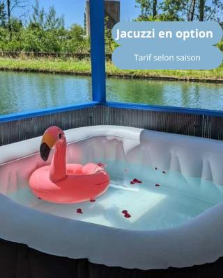 Cottage flottant jacuzzi privé en option gamme supérieure