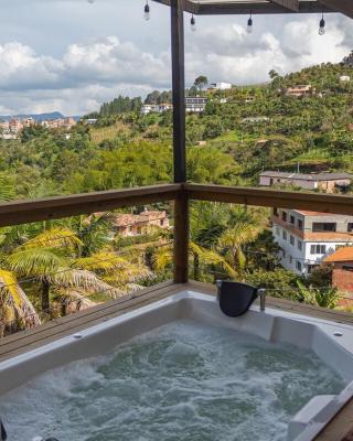EDYMA Cabaña con JACUZZI