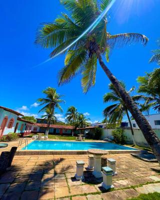 Bangalôs em frente a praia