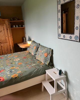 Kamer in een Strobalen huis