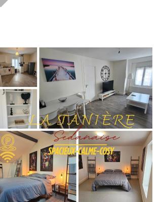 La Tanière Sedanaise 2 bedrooms parking wifi