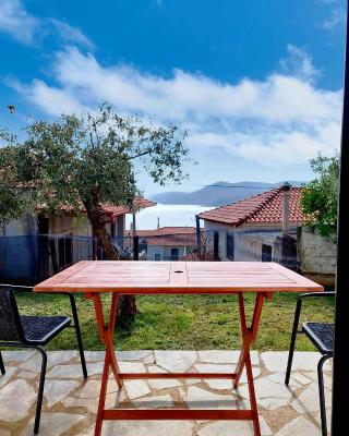 Dora's House comfortable apartment with a yard and view