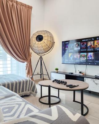 Rawang Home near Aeon 15 Pax WIFI Game Smart TV